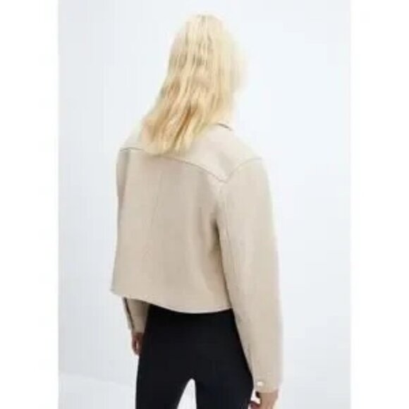 Mango Jacket With Zip Pockets - Beige - Picture 7 of 8